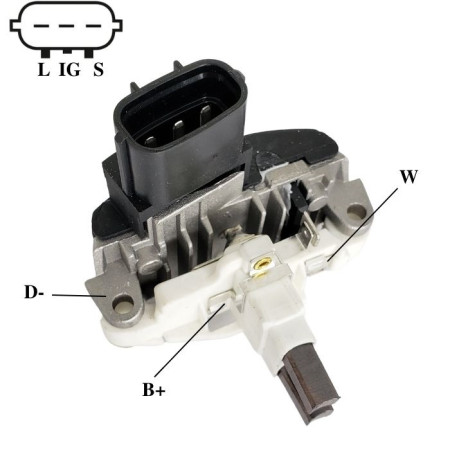 REGULADOR COMPATÍVEL BOSCH 28V IVECO IK5543