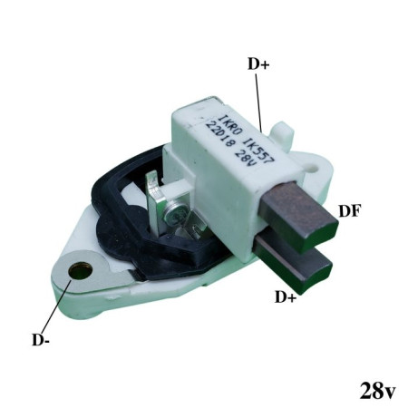 REGULADOR COMPATÍVEL BOSCH 28V 124/VOLVO/MB1938 ANTIGO G301 G304 IK557