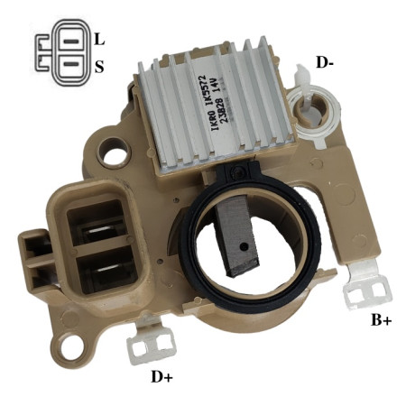 REGULADOR COMPATÍVEL MITSUBISHI 14V EMPILHADEIRA G801 IK5572