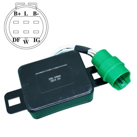 REGULADOR COMPATÍVEL DENSO HILUX 83>00 - EXTERNO IK5589