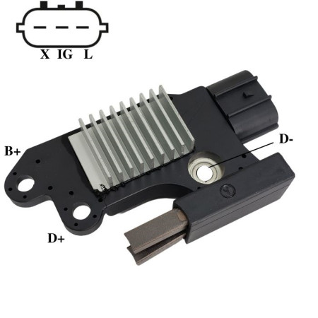 REGULADOR COMPATÍVEL CHERY NEW QQ IK5600