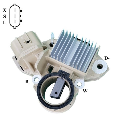 REGULADOR COMPATÍVEL MITSUBISHI 14V SENTRA/VERSA 07-08 G877 IK5669