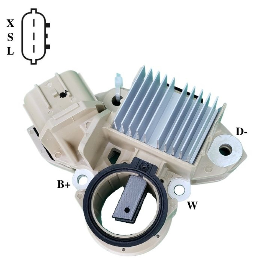 REGULADOR COMPATÍVEL MITSUBISHI 14V SENTRA/VERSA 07-08 G877 IK5669