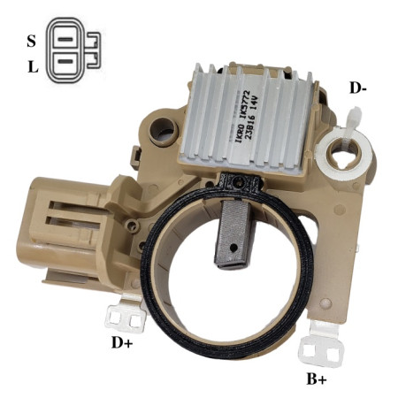 REGULADOR COMPATÍVEL MITSUBISHI L200/L300 04 G797 IK5772