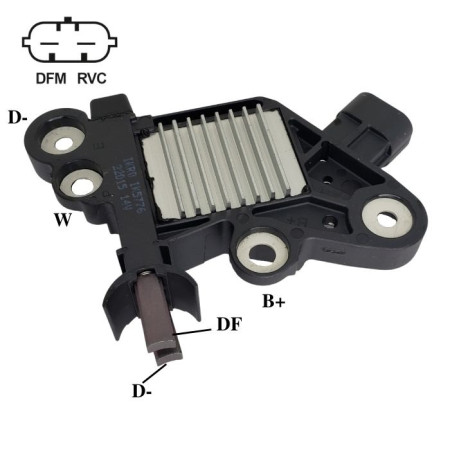REGULADOR COMPATÍVEL BOSCH COBALT/ONIX/PRISMA RVC 12/15,8V IK5776