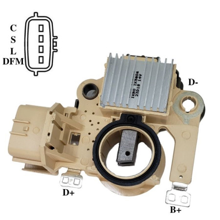 REGULADOR COMPATÍVEL MITSUBISHI PAJERO/LANCER/JAC J3 G806 IK5806