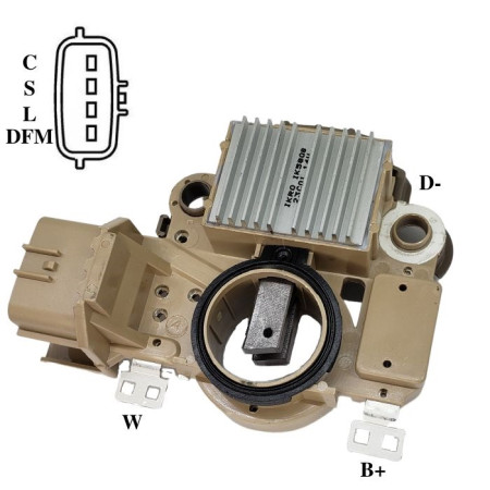 REGULADOR COMPATÍVEL MITSUBISHI PAJERO/L200/OUTLANDER 05>08 G808 IK5808
