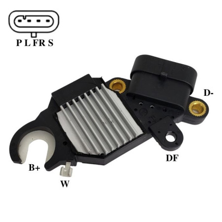 REGULADOR COMPATÍVEL DELCO 14V GM/GMC/HUMMER 99>10 IK5815