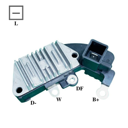 REGULADOR COMPATÍVEL DENSO 63,5MM 1T PLUG QUADRADO - 14V VOLVO S40/740/940 G862 IK5825