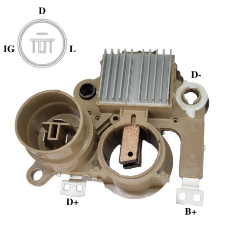 REGULADOR COMPATÍVEL MITSUBISHI SUZUKI VITARA G836 IK5834