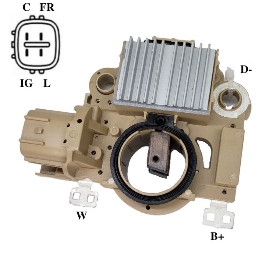 REGULADOR COMPATÍVEL MITSUBISHI CIVIC/CRV 01>06 G837 IK5837