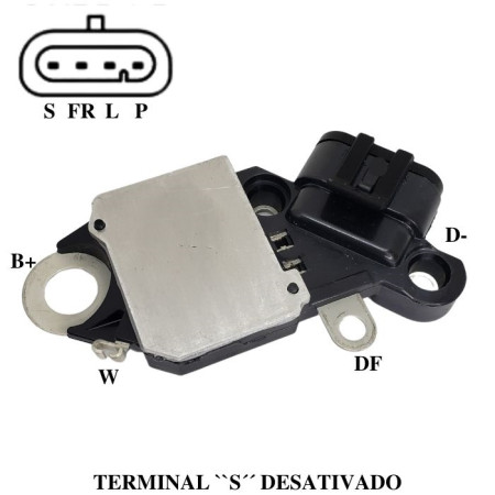 REGULADOR COMPATÍVEL DELCO 24SI 14V FORD/VOLVO/PETERBILT IK5839
