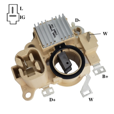 REGULADOR COMPATÍVEL MITSUBISHI 14V G781 IK5847