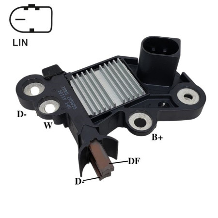 REGULADOR COMPATÍVEL BOSCH MOD COM-LIN AUDI A4 IK5855