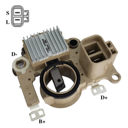REGULADOR COMPATÍVEL MITSUBISHI 28V CATERPILLAR MINI ESCAVAD IK5856