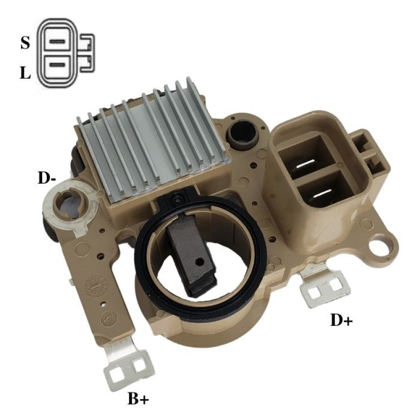 REGULADOR COMPATÍVEL MITSUBISHI 14V PAJERO 94>98 - REQUER TRIODO G857 IK5857