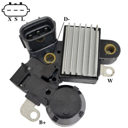 REGULADOR COMPATÍVEL HITACHI 14V NISSAN TIIDA IK5881