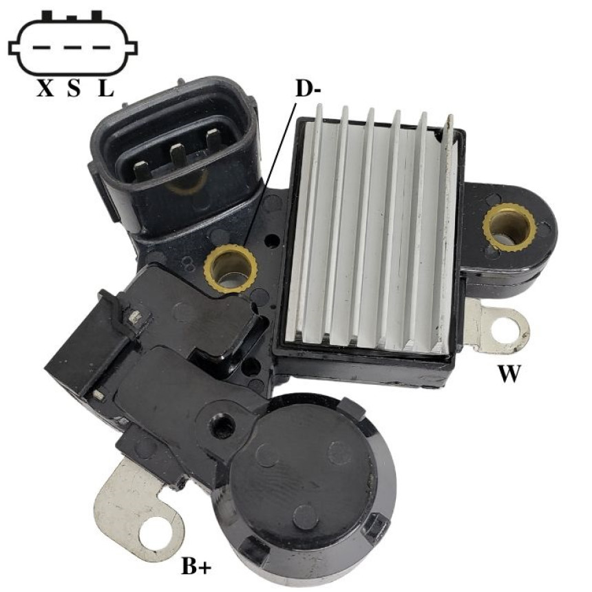 REGULADOR COMPATÍVEL HITACHI 14V NISSAN TIIDA IK5881