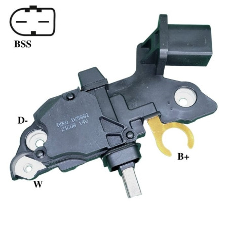 REGULADOR COMPATÍVEL BOSCH ELETR COM-BSS BMW 320I X1 Z4 IK5882