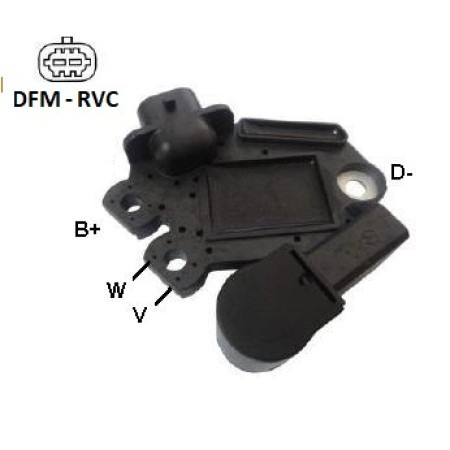 REGULADOR COMPATÍVEL VALEO RVC 12/15,8V AGILE/CLASSIC/CAPTIVA 10>14 G998 IK5911