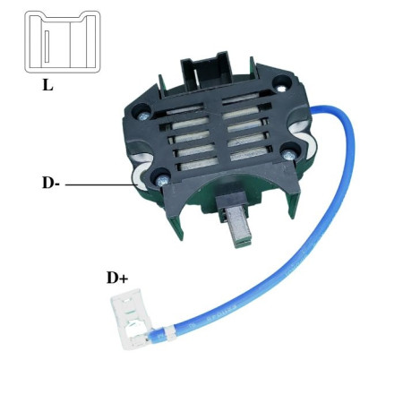 REGULADOR COMPATÍVEL VALEO ANTIGO RENAULT/PEUGEOT/VOLVO G925 IK5925