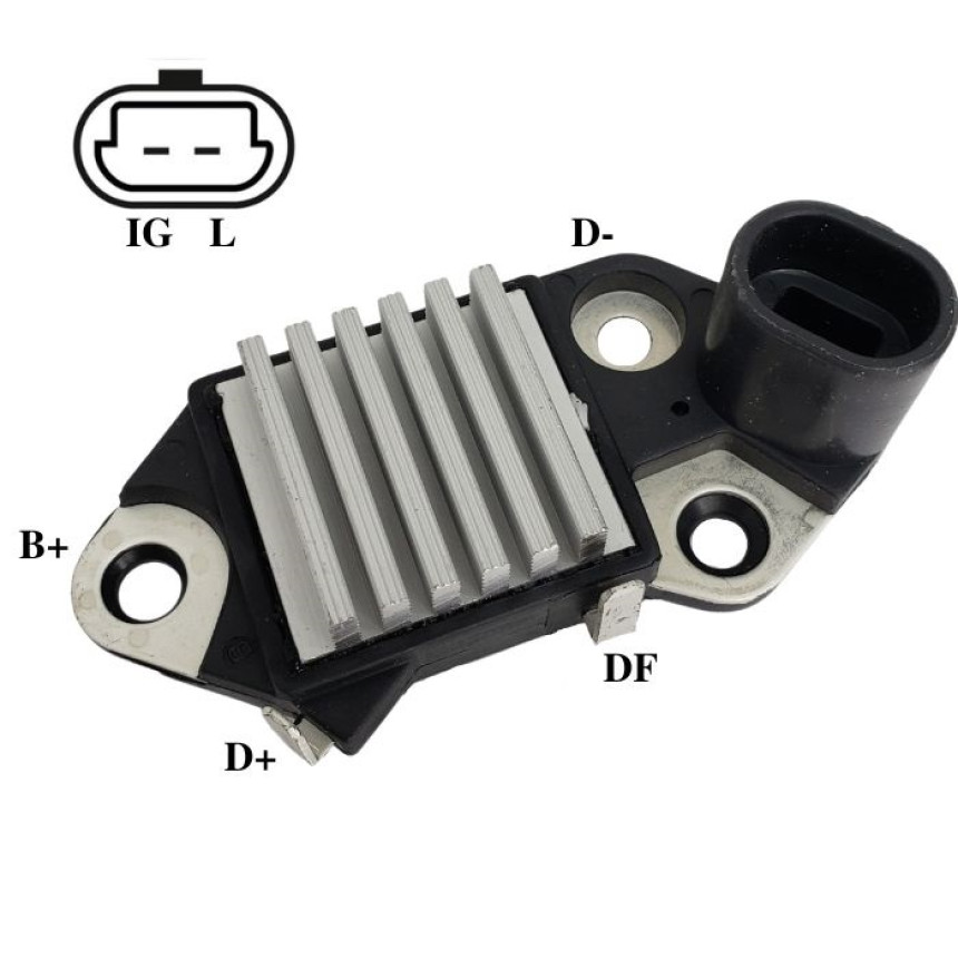 REGULADOR COMPATÍVEL DELCO MARINE/DAEWOO 14V G940 IK5930