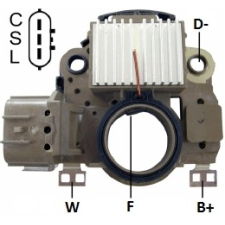 REGULADOR COMPATÍVEL MITSUBISHI SUBARU IMPREZA/FORESTER IK5945