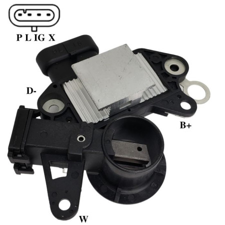 REGULADOR COMPATÍVEL DELCO 11SI 28V CUMMINS G943 IK5951