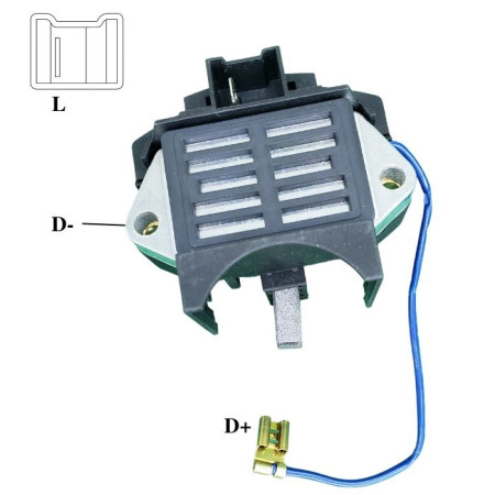 REGULADOR COMPATÍVEL VALEO ANTIGO TOYOTA 28V G955 IK5955