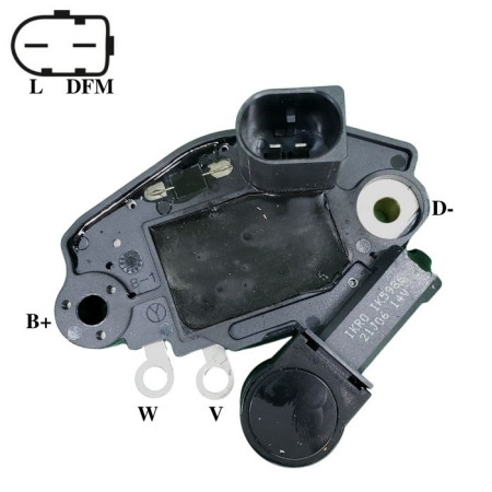 REGULADOR COMPATÍVEL VALEO AUDI A6/FOX 13 IK5986