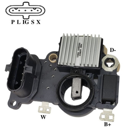 REGULADOR COMPATÍVEL MITSUBISHI 28V S4/VOLVO - DIST 24MM G776 **SAI MENOS IK5992