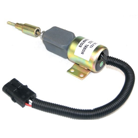 VALVULA SOLENOIDE COMPATÍVEL 24V 3T ROSCA TORTA - VOLVO/CASE IK7670