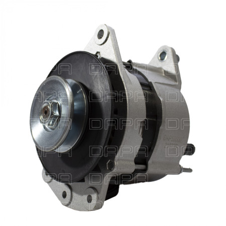 ALTERNADOR COMPATÍVEL LUCAS A115R 12V 75A TRATOR FORD/FIAT/JOHN DEERE/MF *PINHAO (POLIA SIMPLES) DAP53500