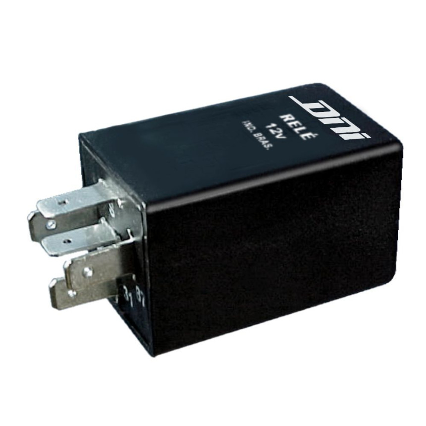 RELE COMUTADOR CARGA COMPATÍVEL 12V 10A 5T - PULSO NEGATIVO DNI0415