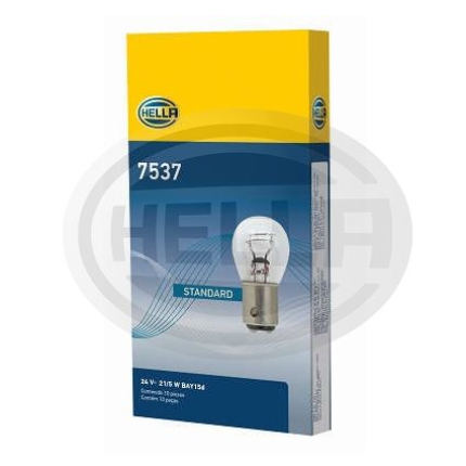 LÂMPADA 1034 12V 21/5W 2POLOS DESENCONTRADA 10PC HELLA HE7528