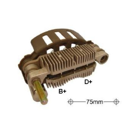 PLACA DIODO COMPATÍVEL APLIC C/DESC MITSUBISHI-6 C/TRIODO SPORTAGE/PAJERO G1341 IK3479AP