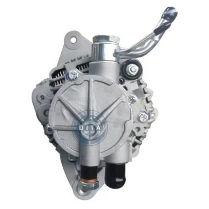 ALTERNADOR COMPATÍVEL MITSUBISHI 12V 75A C/BOMBA - HR/L200/PAJERO (POLIA DUPLA) *FUROS PEQUENOS DIT10135