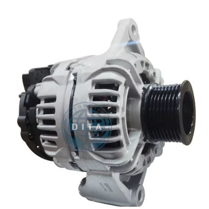 ALTERNADOR COMPATÍVEL BOSCH ELETR 12V 90A CAM.VW MWM (REG.2T) DIT10178