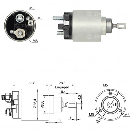 AUTOMATICO COMPATÍVEL BOSCH EV-ANT MB180/OMEGA ZM674