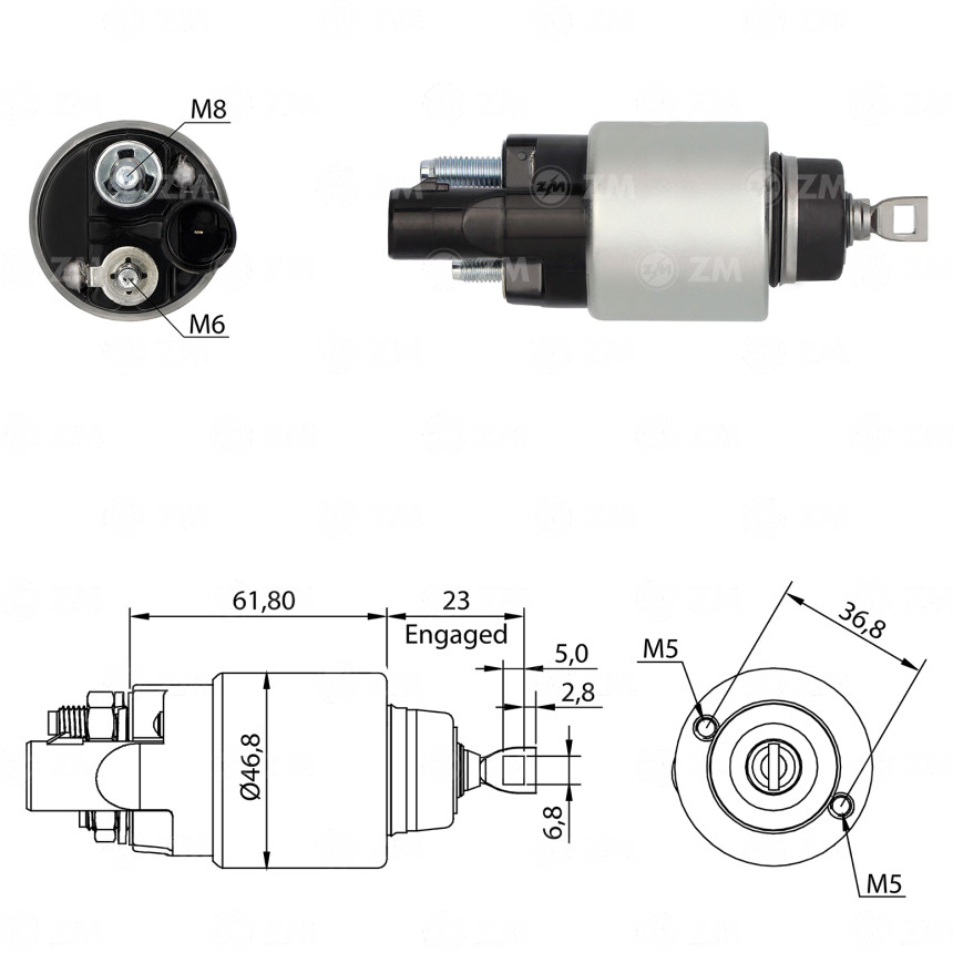 AUTOMATICO COMPATÍVEL BOSCH-MINI ONIX/TRACKER - C/PLUG ZM2281