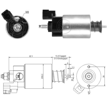 AUTOMATICO COMPATÍVEL DENSO ETIOS/YARIS *MOD-CONEXAO INTERNA C/PLUG ZM3665