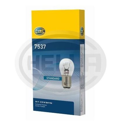 LÂMPADA 1034 24V 21/5W 2POLOS DESENCONTRADA  10PC HELLA HE7537
