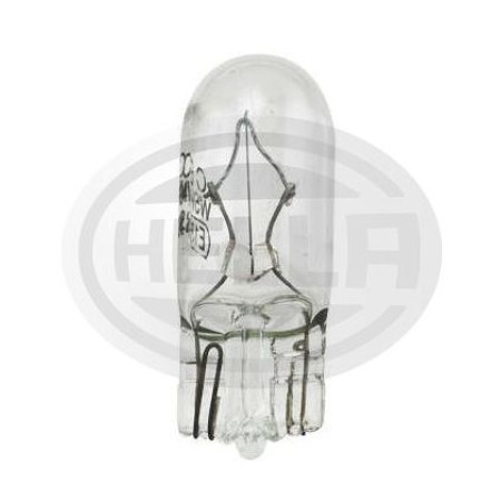 LÂMPADA PINGÃO 2821/2825 24V 5W - BASE VIDRO 10PC HELLA HE2845