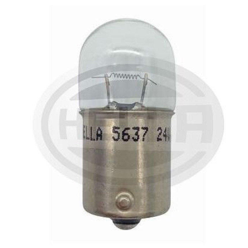 LÂMPADA 67 24V 10W BA15S - 1POLO MEDIA 10PC HELLA HE5637