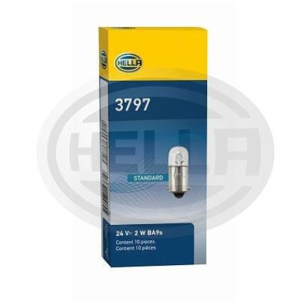 LÂMPADA 53 24V 2W - PAINEL CURTA 10PC HELLA HE3797