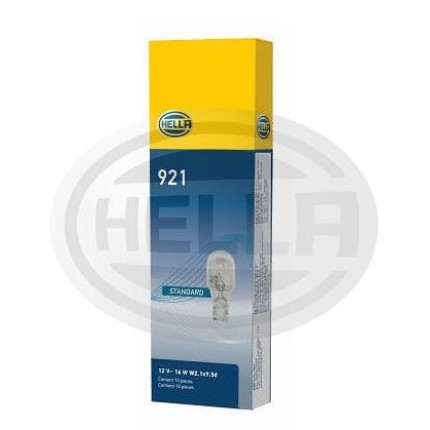 LÂMPADA 922 12V 16W SUPER PINGAO BASE VIDRO T16 HELLA HE921