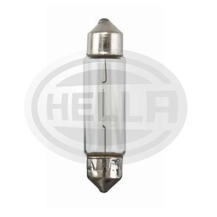 LÂMPADA TORPEDO GRANDE 12V 10W 11X44 10PC HELLA HE6411
