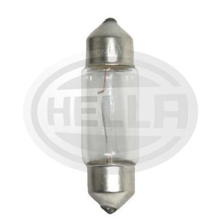 LÂMPADA TORPEDO MEDIA 12V 5W 10X36 10PC HELLA HE6418