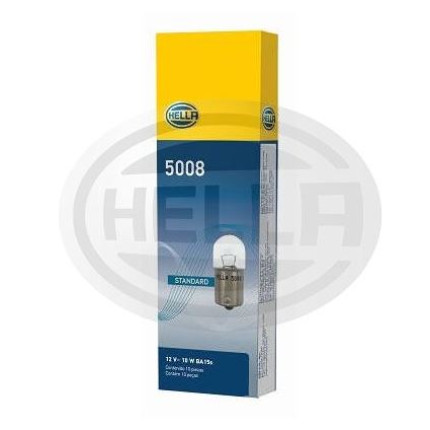 LÂMPADA 67 12V 10W BA15S - 1POLO MEDIA HELLA HE5008