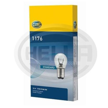 LÂMPADA 1176 12V 21/5W 2POLOS ENCONTRADOS HELLA HE1176